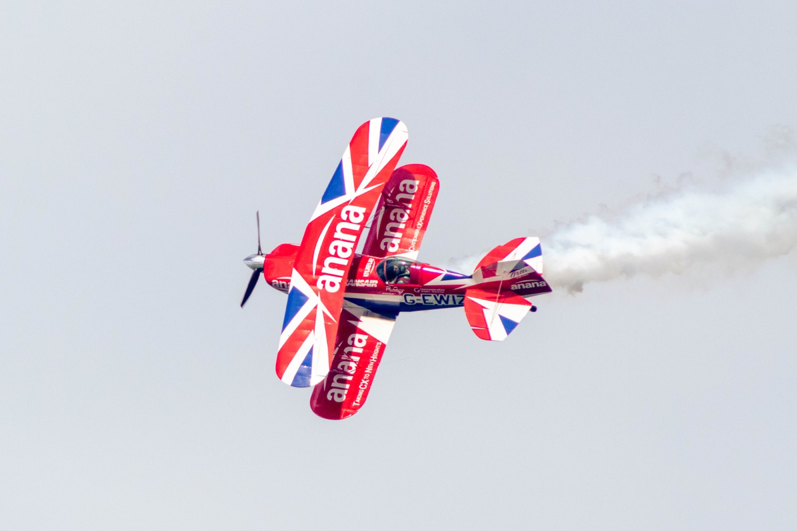 Biplane at Bray airshow